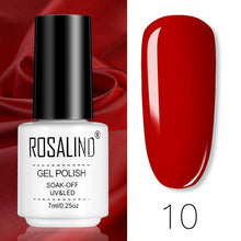 Load image into Gallery viewer, ROSALIND Gel Polish Set Manicure for Nails Semi Permanent Vernis top coat UV LED Gel Varnish Soak Off Nail Art Gel Nail Polish