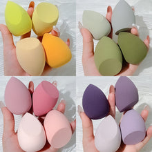 Load image into Gallery viewer, 4PCS Water Drop Beauty Makeup Sponge Cosmetic Puff Blending Facial Foundation Powder Make Up Sponges Accessories Maquillaje