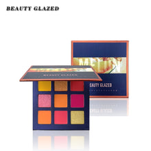 Load image into Gallery viewer, Beauty Glazed 9 Colors Eyeshadow Pallete Pink Yellow Glitter Shimmer Matte Eye Shadow Makeup Palette Cosmetics Pigment Sombras