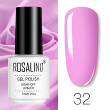 Load image into Gallery viewer, ROSALIND Gel Polish Set Manicure for Nails Semi Permanent Vernis top coat UV LED Gel Varnish Soak Off Nail Art Gel Nail Polish