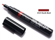 Load image into Gallery viewer, 1PC Beauty 16 Colors Two-way Acrylic Paint Pen DIY Gel Polish Drawing Tools Nails Accessoires Manicure 3D Nail Art Pen