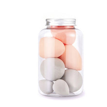 Load image into Gallery viewer, 7 PCS Makeup Sponges Beauty Egg Makeup Puff Wet Dry Dual Use Makeup Tool Set Cosmetic Puff