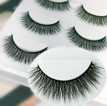 Load image into Gallery viewer, 3 pairs / 6 eyelashes natural soft handmade rough eyelash massage