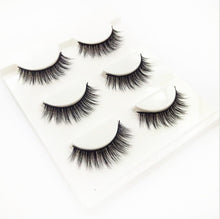 Load image into Gallery viewer, 3 pairs / 6 eyelashes natural soft handmade rough eyelash massage