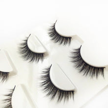 Load image into Gallery viewer, 3 pairs / 6 eyelashes natural soft handmade rough eyelash massage