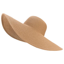 Load image into Gallery viewer, 7.1''/18cm Huge Wide Brim Sun Hats Straw Summer Church Wedding Hatinators for Womens Ladies Floppy Kentucky Derby Party Dressy