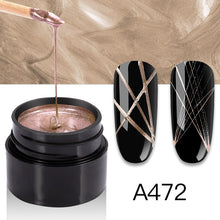 Load image into Gallery viewer, ROSALIND Gel Spider Line For Nails Art Gel Polish UV Colors Painting Gel Nail Polish Spider Gel Lacquer Web Stickers Gel Polish