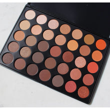 Load image into Gallery viewer, Professional 35 Color Eyeshadow Palette Earth Warm Color Shimmer Matte Eye Shadow Beauty Makeup Set