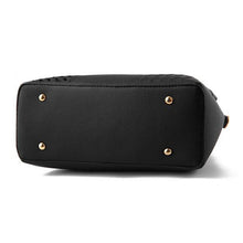 Load image into Gallery viewer, Women Handbags Tassel PU Leather Totes Bag Top-handle Embroidery Crossbody Bag Shoulder Bag Lady Simple Style Hand Bags