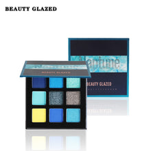 Load image into Gallery viewer, Beauty Glazed 9 Colors Eyeshadow Pallete Pink Yellow Glitter Shimmer Matte Eye Shadow Makeup Palette Cosmetics Pigment Sombras