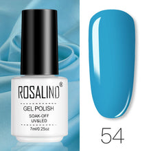 Load image into Gallery viewer, ROSALIND Gel Polish Set Manicure for Nails Semi Permanent Vernis top coat UV LED Gel Varnish Soak Off Nail Art Gel Nail Polish