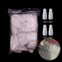 Load image into Gallery viewer, 500pcs/opp Ballerina Nail Art Tips Press on Long Coffin Shape Professional False Nails