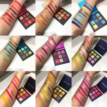 Load image into Gallery viewer, Beauty Glazed 9 Colors Eyeshadow Pallete Pink Yellow Glitter Shimmer Matte Eye Shadow Makeup Palette Cosmetics Pigment Sombras