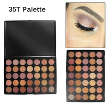 Load image into Gallery viewer, Professional 35 Color Eyeshadow Palette Earth Warm Color Shimmer Matte Eye Shadow Beauty Makeup Set