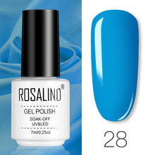 Load image into Gallery viewer, ROSALIND Gel Polish Set Manicure for Nails Semi Permanent Vernis top coat UV LED Gel Varnish Soak Off Nail Art Gel Nail Polish