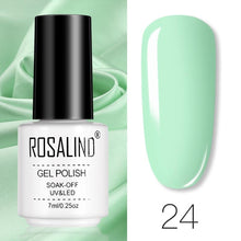Load image into Gallery viewer, ROSALIND Gel Polish Set Manicure for Nails Semi Permanent Vernis top coat UV LED Gel Varnish Soak Off Nail Art Gel Nail Polish