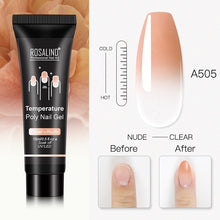 Load image into Gallery viewer, ROSALIND Glitter Poly Nail Gel Extension 15ml Gel Polish All For Manicure Poly Builder Gel Semi Permanent Soak Off Nail Art