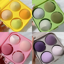 Load image into Gallery viewer, 4PCS Water Drop Beauty Makeup Sponge Cosmetic Puff Blending Facial Foundation Powder Make Up Sponges Accessories Maquillaje