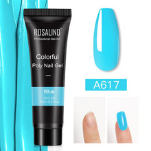 Load image into Gallery viewer, ROSALIND Glitter Poly Nail Gel Extension 15ml Gel Polish All For Manicure Poly Builder Gel Semi Permanent Soak Off Nail Art