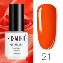 Load image into Gallery viewer, ROSALIND Gel Polish Set Manicure for Nails Semi Permanent Vernis top coat UV LED Gel Varnish Soak Off Nail Art Gel Nail Polish