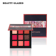 Load image into Gallery viewer, Beauty Glazed 9 Colors Eyeshadow Pallete Pink Yellow Glitter Shimmer Matte Eye Shadow Makeup Palette Cosmetics Pigment Sombras