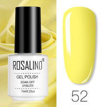 Load image into Gallery viewer, ROSALIND Gel Polish Set Manicure for Nails Semi Permanent Vernis top coat UV LED Gel Varnish Soak Off Nail Art Gel Nail Polish