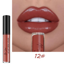 Load image into Gallery viewer, Nude Shiny Liquid Lip Glaze Matte Glitter Shimmer Moisturizing Lip Gloss Long-lasting Lipstick