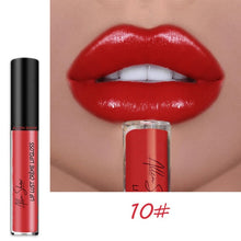 Load image into Gallery viewer, Nude Shiny Liquid Lip Glaze Matte Glitter Shimmer Moisturizing Lip Gloss Long-lasting Lipstick