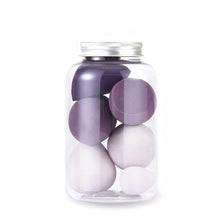 Load image into Gallery viewer, 7 PCS Makeup Sponges Beauty Egg Makeup Puff Wet Dry Dual Use Makeup Tool Set Cosmetic Puff