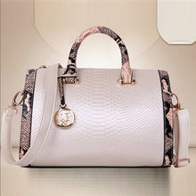 Load image into Gallery viewer, Luxury Handbags Women Bags Designer Crossbody Bags For Women Shoulder Bag Crocodile Leather Purse Snake Skin Print Bag Stripe