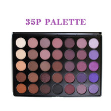 Load image into Gallery viewer, Professional 35 Color Eyeshadow Palette Earth Warm Color Shimmer Matte Eye Shadow Beauty Makeup Set