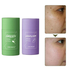Load image into Gallery viewer, Cleansing Green Stick Green Tea Stick Mask Purifying Clay Stick Mask Oil Control Anti-acne Eggplant Skin Care Whitening