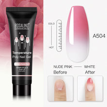 Load image into Gallery viewer, ROSALIND Glitter Poly Nail Gel Extension 15ml Gel Polish All For Manicure Poly Builder Gel Semi Permanent Soak Off Nail Art