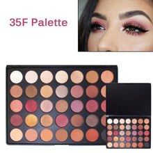 Load image into Gallery viewer, Professional 35 Color Eyeshadow Palette Earth Warm Color Shimmer Matte Eye Shadow Beauty Makeup Set