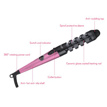 Load image into Gallery viewer, Magic Pro Hair Curlers Electric Curl Ceramic Spiral Hair Curling Iron Wand Salon Hair Styling Tools Hair Wand Curler Iron