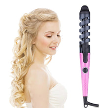 Load image into Gallery viewer, Magic Pro Hair Curlers Electric Curl Ceramic Spiral Hair Curling Iron Wand Salon Hair Styling Tools Hair Wand Curler Iron