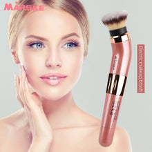 Load image into Gallery viewer, MARSKE Electric Makeup Brush Loose Powder Beauty Tool 360 Degree Rotation Non-toxic Makeup Brush