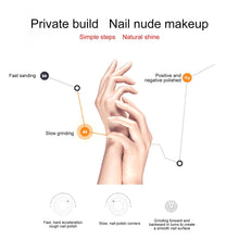 Load image into Gallery viewer, Jmd-102Pro Electric Nail Polisher Remove Nail Polish Polish Multi-Function Nail File Portable Machine Kit