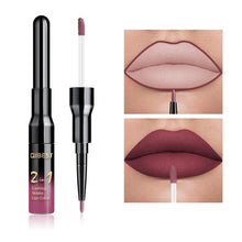 Load image into Gallery viewer, 2 in 1 Double Head Liquid Matte Lipstick Lip Gloss & Lip Liner Waterproof Nude Lipstick Set Lipgloss Mate Lip stick Pen Makeup