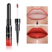 Load image into Gallery viewer, 2 in 1 Double Head Liquid Matte Lipstick Lip Gloss & Lip Liner Waterproof Nude Lipstick Set Lipgloss Mate Lip stick Pen Makeup