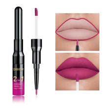 Load image into Gallery viewer, 2 in 1 Double Head Liquid Matte Lipstick Lip Gloss & Lip Liner Waterproof Nude Lipstick Set Lipgloss Mate Lip stick Pen Makeup