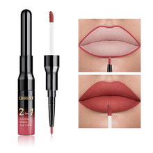 Load image into Gallery viewer, 2 in 1 Double Head Liquid Matte Lipstick Lip Gloss & Lip Liner Waterproof Nude Lipstick Set Lipgloss Mate Lip stick Pen Makeup