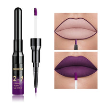 Load image into Gallery viewer, 2 in 1 Double Head Liquid Matte Lipstick Lip Gloss & Lip Liner Waterproof Nude Lipstick Set Lipgloss Mate Lip stick Pen Makeup