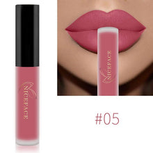 Load image into Gallery viewer, NICEFACE Lip Gloss 34 Colors Nude Matte Liquid Lipstick Mate Waterproof Long Lasting Moisturizing Lipgloss Lip Makeup Cosmetics
