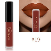 Load image into Gallery viewer, NICEFACE Lip Gloss 34 Colors Nude Matte Liquid Lipstick Mate Waterproof Long Lasting Moisturizing Lipgloss Lip Makeup Cosmetics