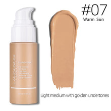 Load image into Gallery viewer, Langmanni 30ml Liquid Foundation Soft Matte Concealer 13 Colors Primer Base Professional Face Make up Foundation Contour Palette