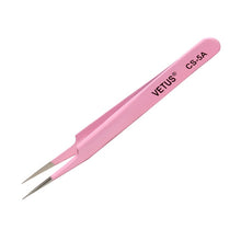 Load image into Gallery viewer, Makeup Professional Eyelash Tweezers 3D Volume Eyelash Extension Tweezer Fan Lash Eyebrow Tweezers VETUS Excellent Closure