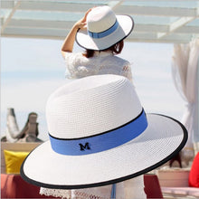 Load image into Gallery viewer, Summer Sun Hats for Women Man Beach Straw Hat For Men UV Protection Cap Panama Hat Chapeau Femme 2020 New
