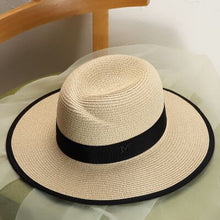 Load image into Gallery viewer, Summer Sun Hats for Women Man Beach Straw Hat For Men UV Protection Cap Panama Hat Chapeau Femme 2020 New
