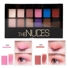 Load image into Gallery viewer, 18 Colors Nude Shining Eyeshadow Matte Makeup Glitter Pigment Smoky Eye Shadow Pallete Waterproof Powder 9 Colors Cosmetics